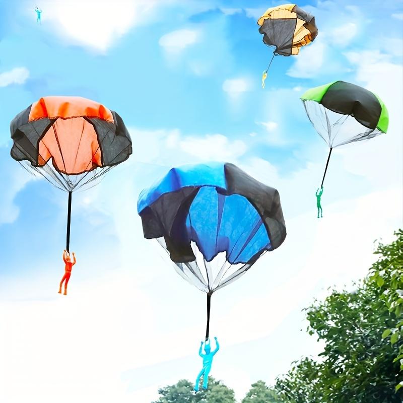 1 piece of tangled parachute figure hand-thrown soldier square outdoor youth flying toy