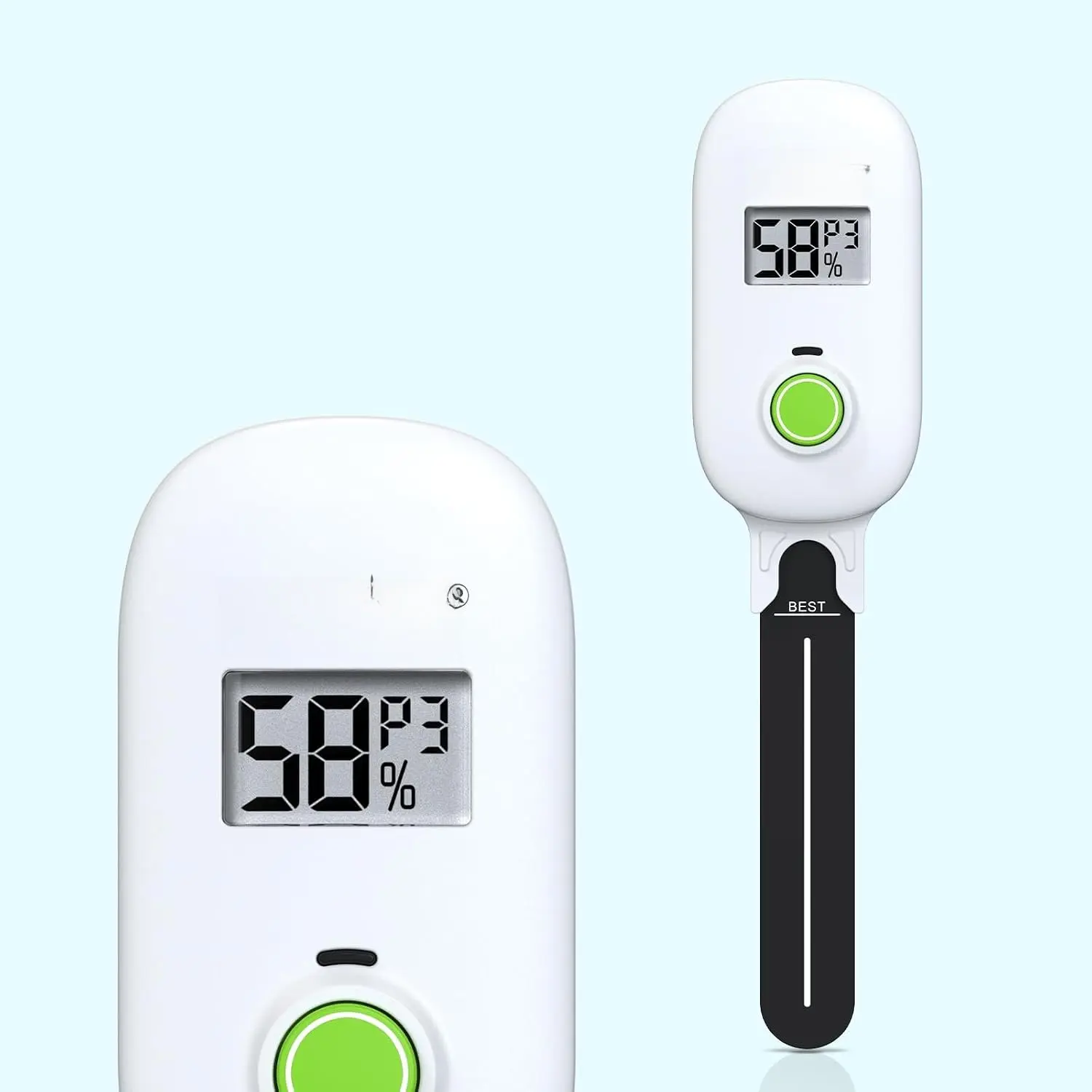 Digital    Meter Houseplant Indoor,WiFi Hub Needed,Capacitive Probe,Leave-in Soil Hygrometer Sensor,Real-time  Humidity Tester Outdoor Gardening