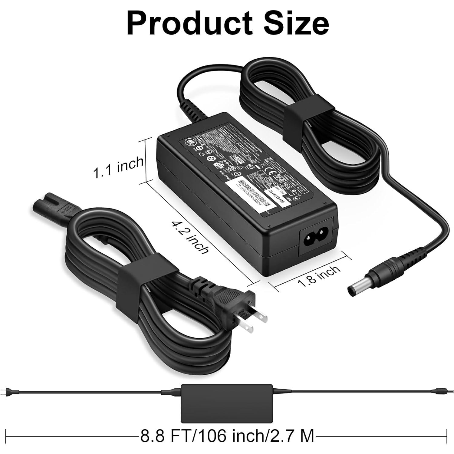 OPUUENT Charger for Harman Kardon Onyx Studio 8 7 6 5 4 3 2 1   Portable Speaker Compatible with Harman Kardon Charger 19V 38W AC Charger Fast Replacement Power Adapter