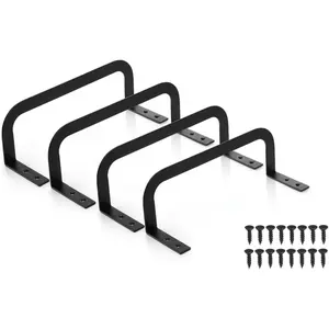 4 Pcs Mattress Retainer Bar, Metal Mattress Slide Stopper, Non Slip Mattress Holder in Place Gripper, Thicken Bed Frame Gaskets to Prevent Sliding, Stabilizer Baffle for Bedroom Bed Frame