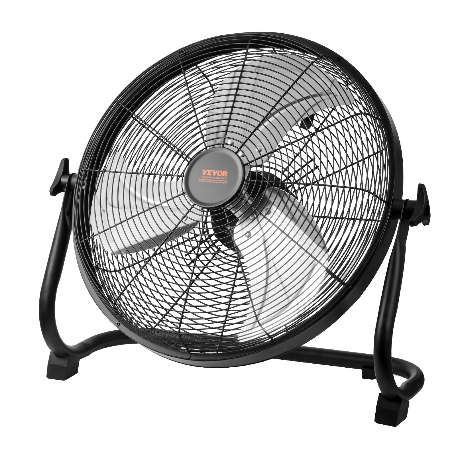 【DealsForYouDays】VEVOR Cordless Fan 16 in, Portable Quiet Personal Fan for Home or Office, 360 Degree Manual Pivoting Head, Stepless Speed Regulation High Velocity Cordless Fan, Heavy Duty Metal Industrial Floor Fans