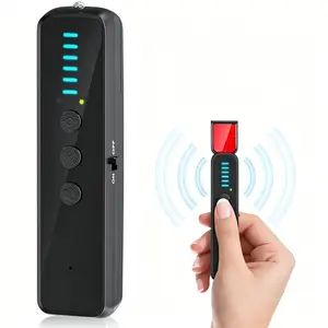 Upgraded Hidden Camera Detector - AI-Powered Anti-Spy Device, GPS Tracker & Bug Detector, Portable RF Signal Scanner for Hotels, Travel, Home & Office (Black)