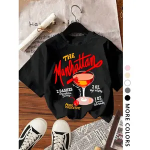 Women's Short-Sleeve Milk Silk Jersey T-Shirt - Fruit Cocktail Print, Loose Fit, Large Size, Breathable, Everyday Essential, Casual Street Style