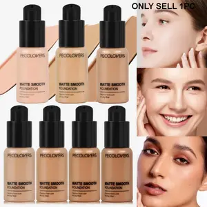 1PC Multi-color Liquid Foundation, Matte, Long-lasting Makeup, No Makeup Off or Drying, Moisturizing Foundation, Waterproof and Sweat-proof