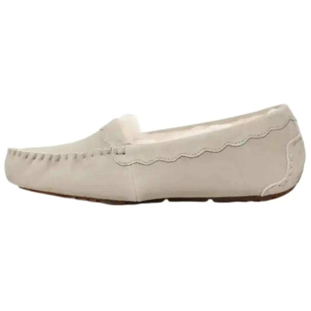 UGG Scalloped Moccasin Fashion Versatile Casual Flats 1118841-GOA