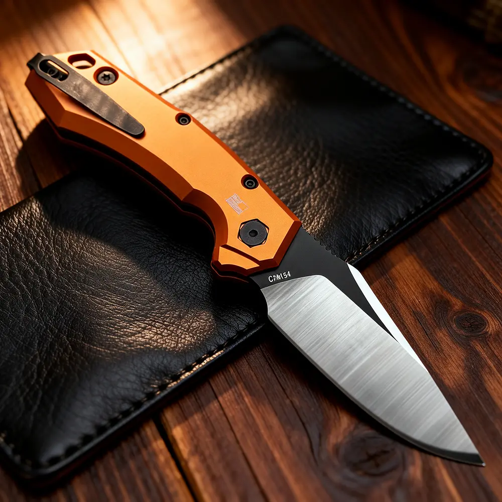 Travel Sidekick KS7851 Launch 19 CPM-154 Steel Aluminum G10 Handle EDC Knife for Luggage Tag, Snack Slice, Ticket Tear, Hotel Box, Pocket Safe, One-Hand Open, Pocket Clip, Flipper Action, Ambidextrous, Quick Flick