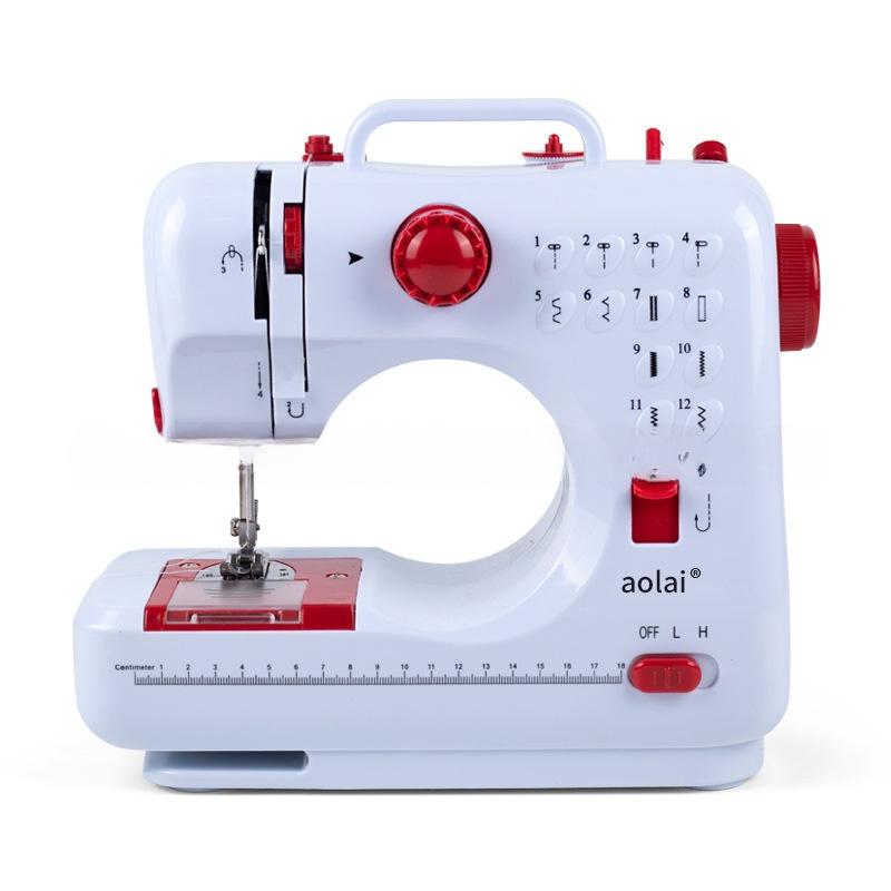 Aolai505 Household Sewing Machine Compact Hemming Buttonhole Straight Line Sewing