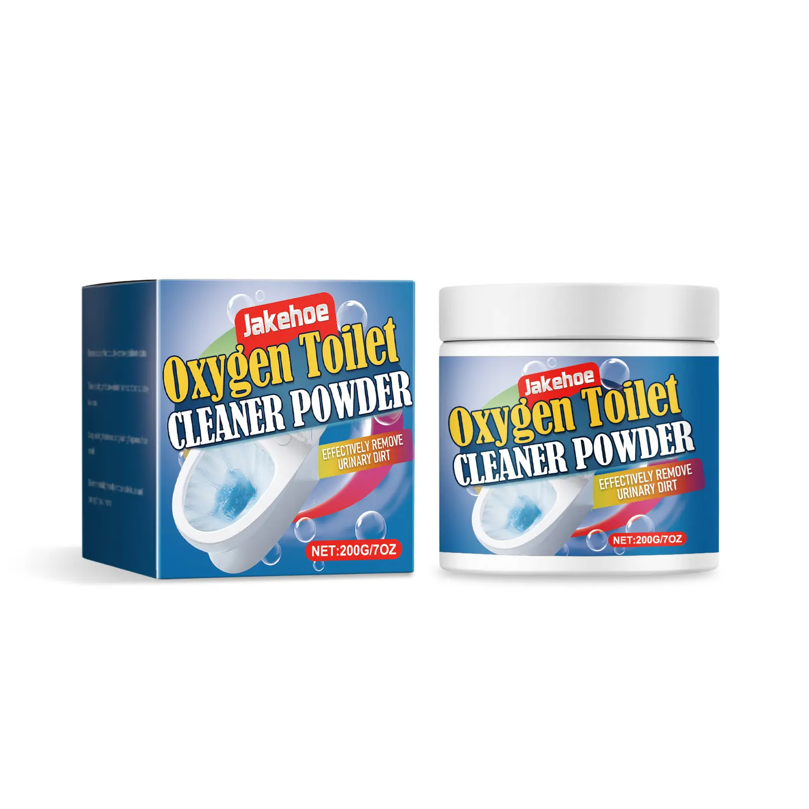Jakehoe Instant Powder Toilet Cleaner, Fast-Foaming Foam Cleaning Powder for Easy Decontamination and Sanitation Maintenance (Home Care Household Supply), Instant Powder Toilet Cleaners