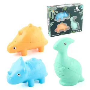 FANXIN 3x3 Dinosaur Magic Cube Cute Dinosaur Model 3x3x3 Magic Cube Puzzle Toy Cubo Magico Dinosaur Model For Children Kids Gif
