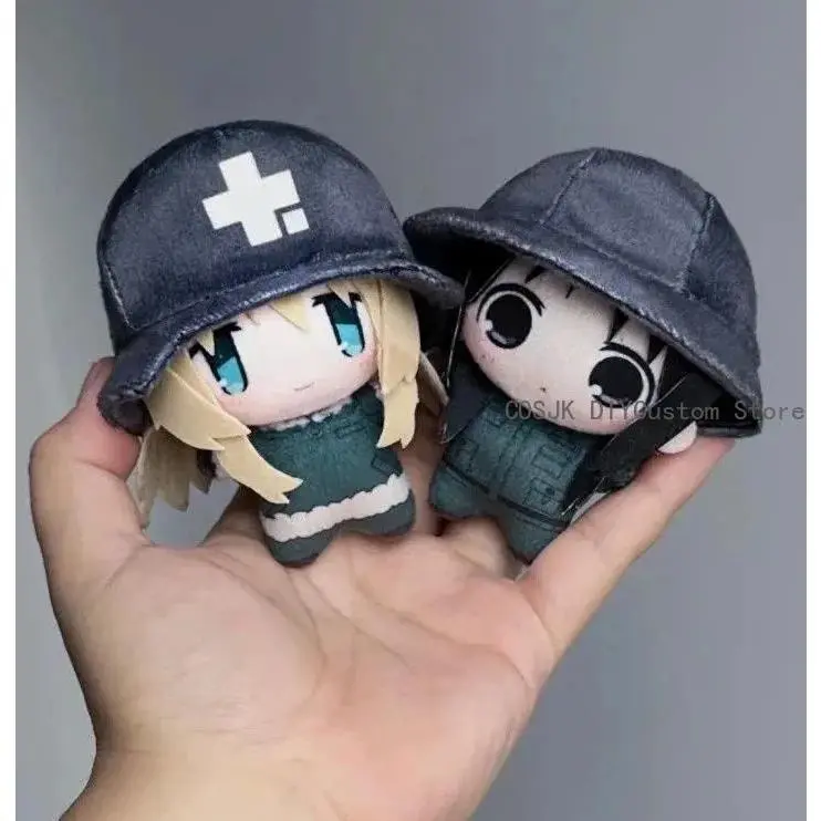 10CM Girls' Last Tour Yuri chito Anime Cartoon Cute Maumet Puppet Plaything Pendant Keychain Figure Model Mascot Christmas Gifts