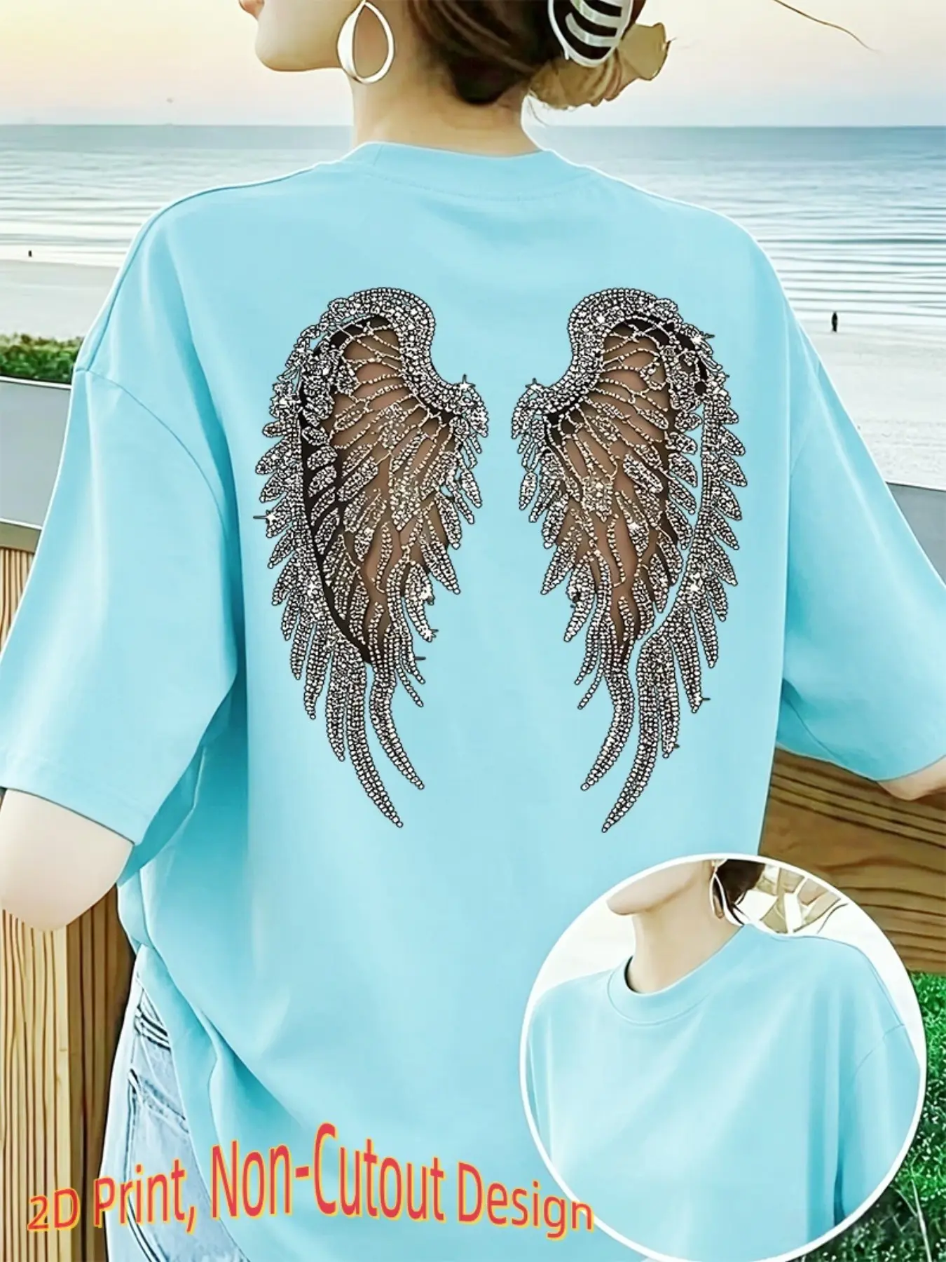 <jit Bottom Base> Women's Casual T-Shirt, Single Piece, Comfortable and Stylish, Perfect for Daily Wear, Ideal for Relaxing Days