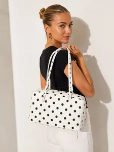 Handbag with Key Ring, Cute Shoulder Bag for Outdoor Travel and Daily Shopping, Small Size, Casual Style, Nylon Material, All Seasons, Casual Crossbody