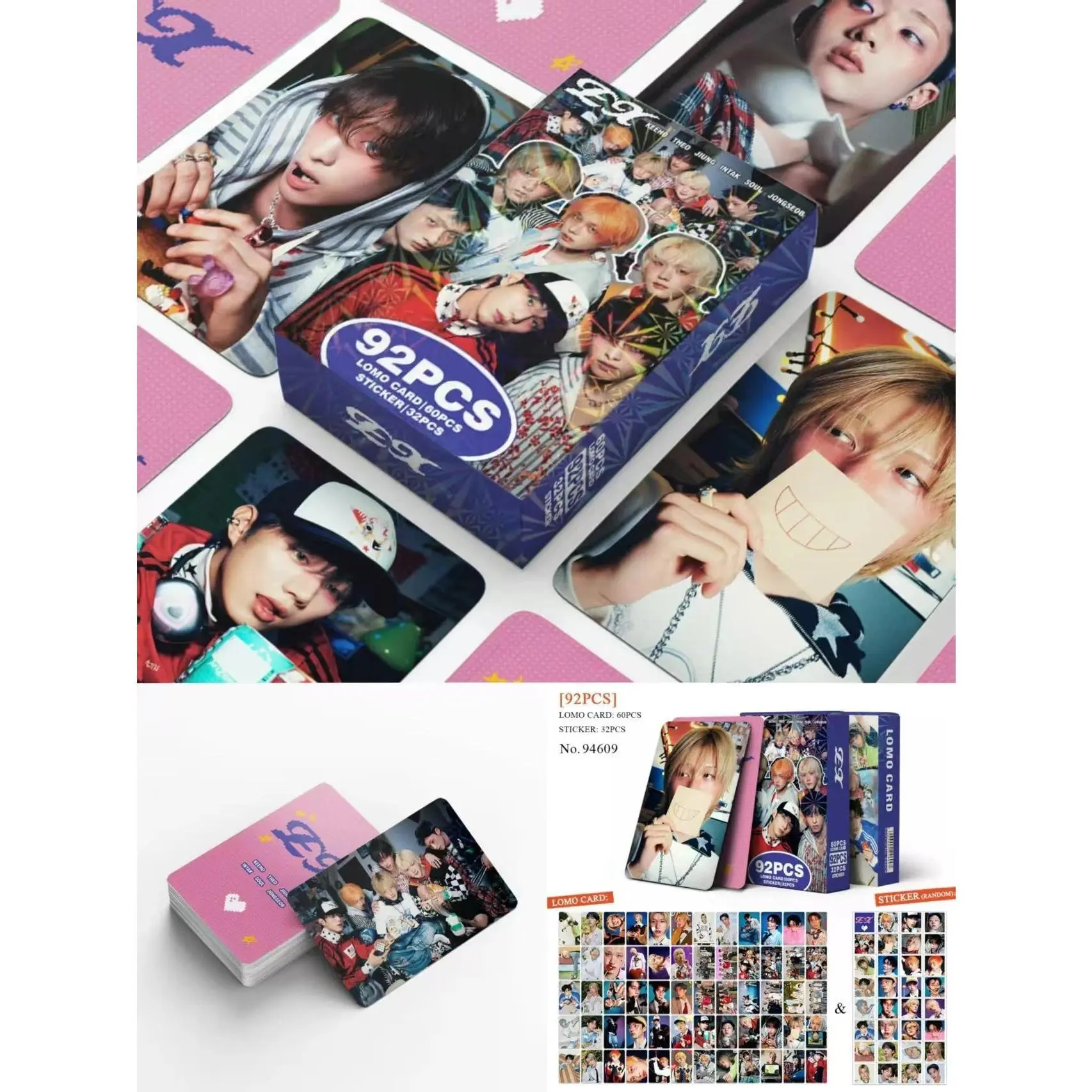 92Pcs/Set Idol P1HARMONY New Album EX Lomo Cards HD Printd Photocards Postcards KEEHO THEO JIUNG INTAK SOUL JONGSEOB Fans Gifts