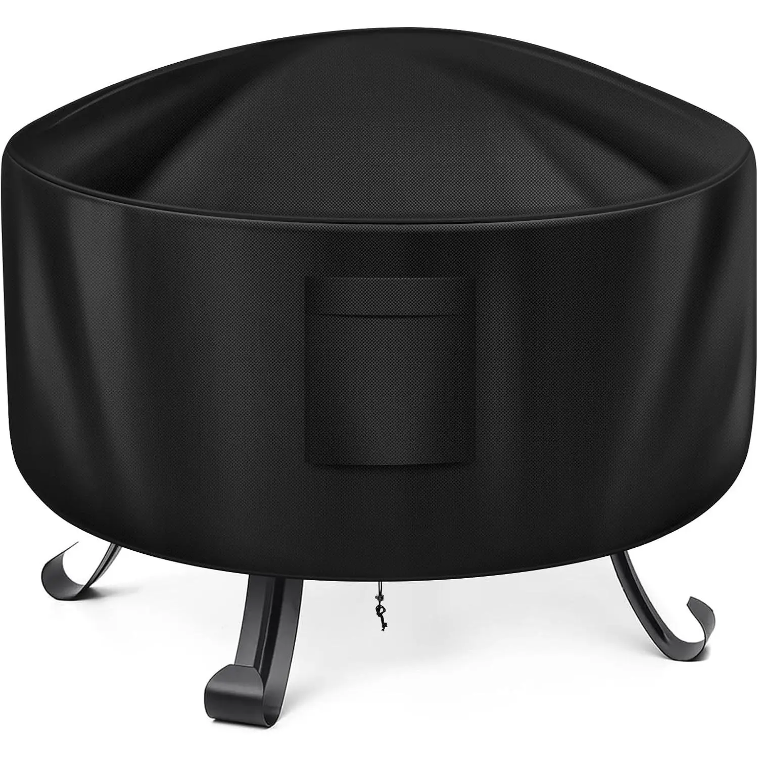 Fire Pit Cover Round, 22 Inch – 34 Inch | Heavy Duty Oxford Fabric, Full Coverage, Waterproof, Patio Outdoor Fireplace