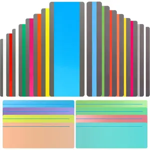 24PCS Guided Reading Highlight Strips Colored Overlays with Protective Film PET Dyslexia Reading Tools for Kids & Dyslexia 3 Types