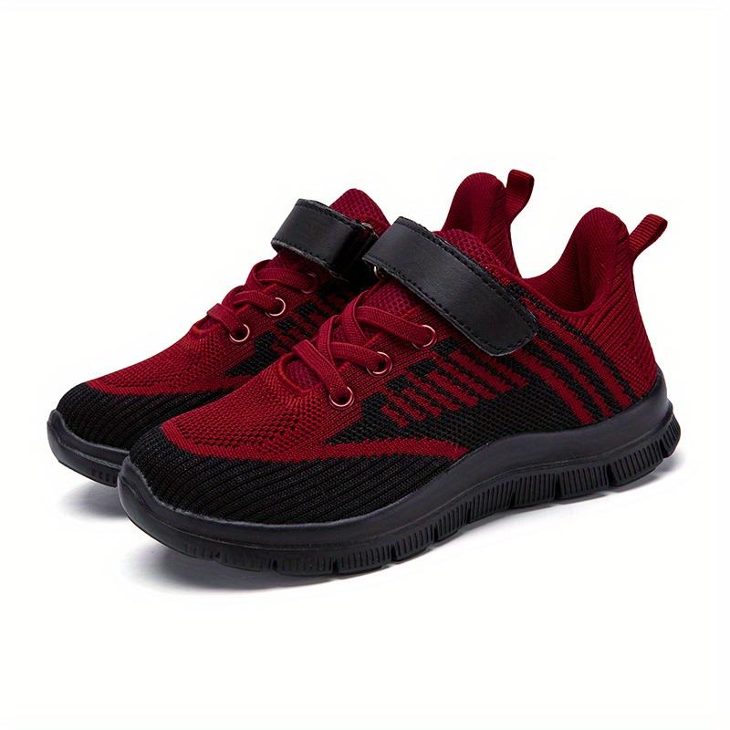 Kids.- Kids' Knitted Mesh Athletic Sneakers - Breathable, Lightweight Girl Shoes for Running, Stylish Trainers