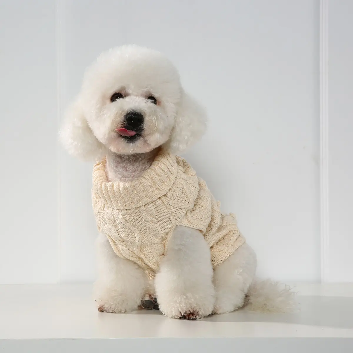 1 pc Pet Sweater for Cats and Small Dogs, Fall Winter Warm Knitwear, Cute Casual Style, Handmade Crochet Ball Pullover, Fashionable Pet Clothing