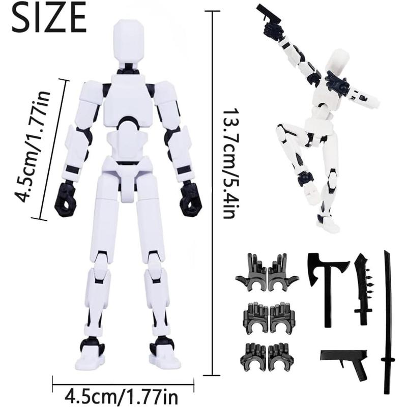 2026 New Assembly Completed-Titan 13 Action Figure,Dummy Robot 13 Action Figures Set,3D Printed Multi-Jointed Action Figures,Nova 13 Action Figure for Collectors Desktop Decorations (9pcs)
