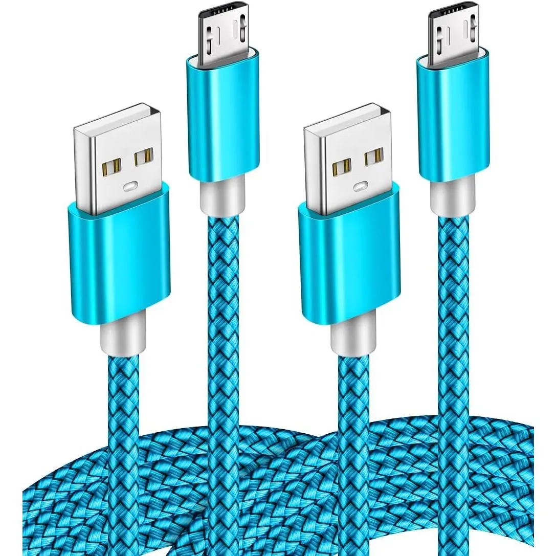 USB  2pack 6ft Android Charger Cord  Quick  for  2016 Tab A 7.0 10.1, E 8.0, Kindle Fire  Hdx 7 8 10 Tablet, Phones Galaxy S7 S6 , Note 5/4, J7 J3   Pro