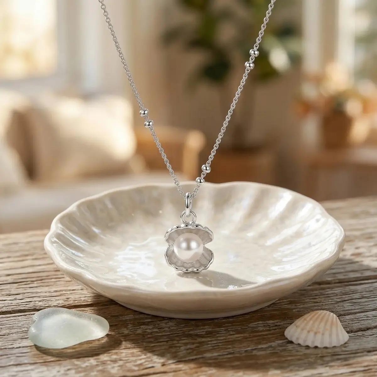 Pendant Necklace & Clavicle Chain – Half-Open Contour Ensemble & Gleaming Sphere Motif, Viral TikTok Modern Minimalist Aesthetic & Contemporary Chic Trend, Adjustable Length Lightweight & Subtle Sparkle Accessory for Daily Casual Wear, Everyday Elegance &