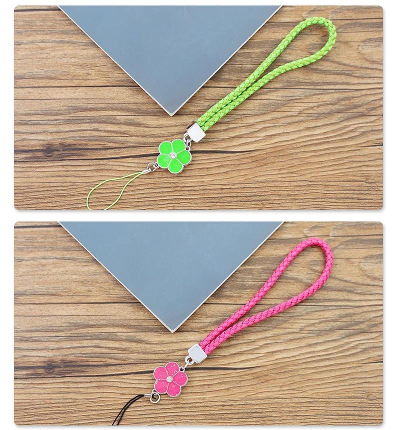 Multicolor Phone Charm Strap - Short Braided String, Anti-Lost Lanyard for Phones/Cameras, Keychain Gift Accessory