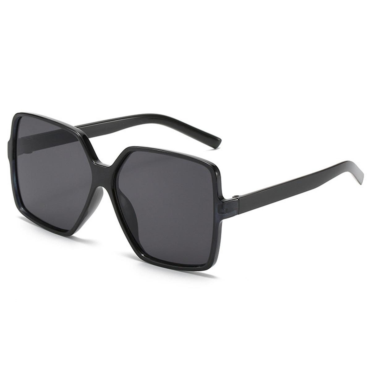 New women's large frame UV protection sunglasses women's ins square slimming sunglasses fashion sunscreen glasses