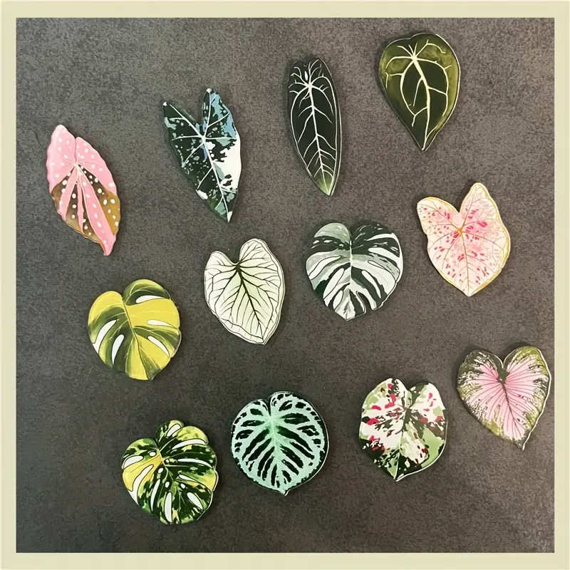 Random style acrylic refrigerator magnets, decorative fridge magnets designed with Malaysian iron sheet and Hundred Day Flower blades, are perfect for decorating your kitchen, making them an excellent gift for friends and a thoughtful holiday gift.