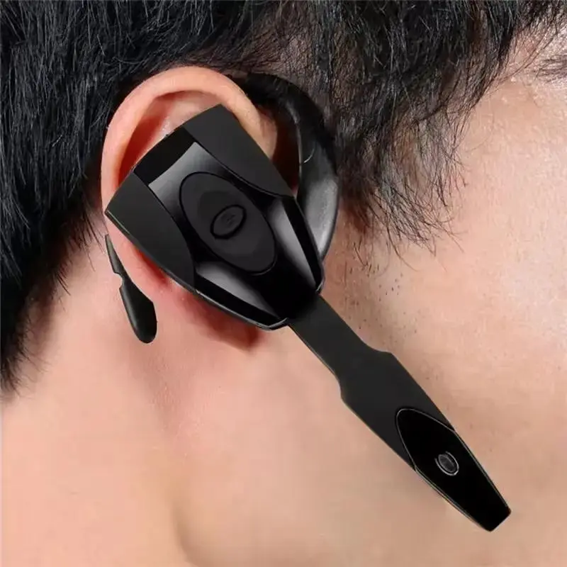 Wireless headphones, business headphones, Bluetooth compatible headphones, microphones, rechargeable backups, car driving sports ear hooks, hands-free headphones, car game earplugs, Ear Hook Headset, suitable for answering calls while driving or working
