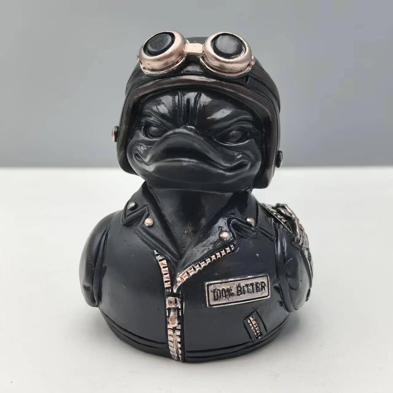 New the Old Bastard Club Duck Home Decor Item, Unique Club Duck Design, Perfect for Home Decoration, Stylish and Eye-Catching, Resin Figurine Statue, Decorative Statues, Resin Figure, Statues Figurines