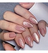 Red Press on Nails Short - Square Fake Nails with Leopard Print Design - French Tip False Nails Press ons - for Women Christmas Manicure 24Pcs