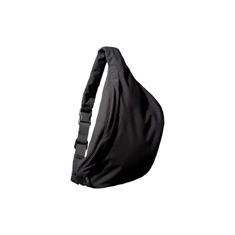 Balenciaga x Gap x Yeezy Crossbody Bag – Polyester Chest Bag for Men and Women, Minimalist Black