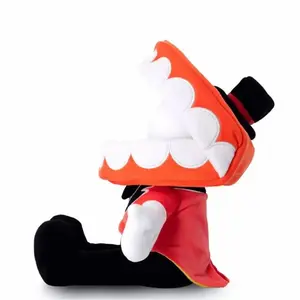 In Stock Digital Circus Caine Periphery Puppet Plush Soft Stuffed Toy Desk Ornament Cute Collectible Decor Display Holiday Gifts