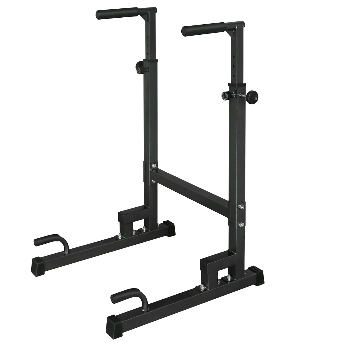 Aobtkel Unisex Portable Heavy-Duty Pull-Up Push-Up Bar, Adjustable Height Home Fitness Equipment with Assembly Kit, Soft Grip for Indoor Outdoors Adult Training, Multi-Exercise, Steel Frame