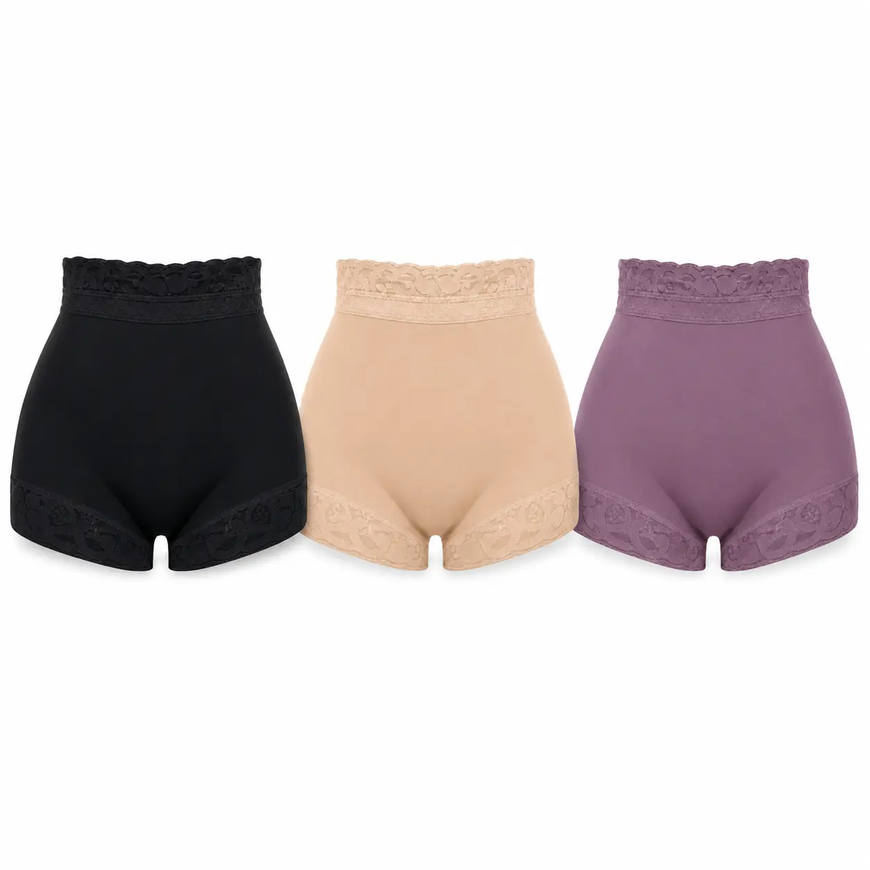 Butt Lifting Panties, Tummy Control Shapewear for Women Compression Underwear Short Lace Butt Lifter Shapewear