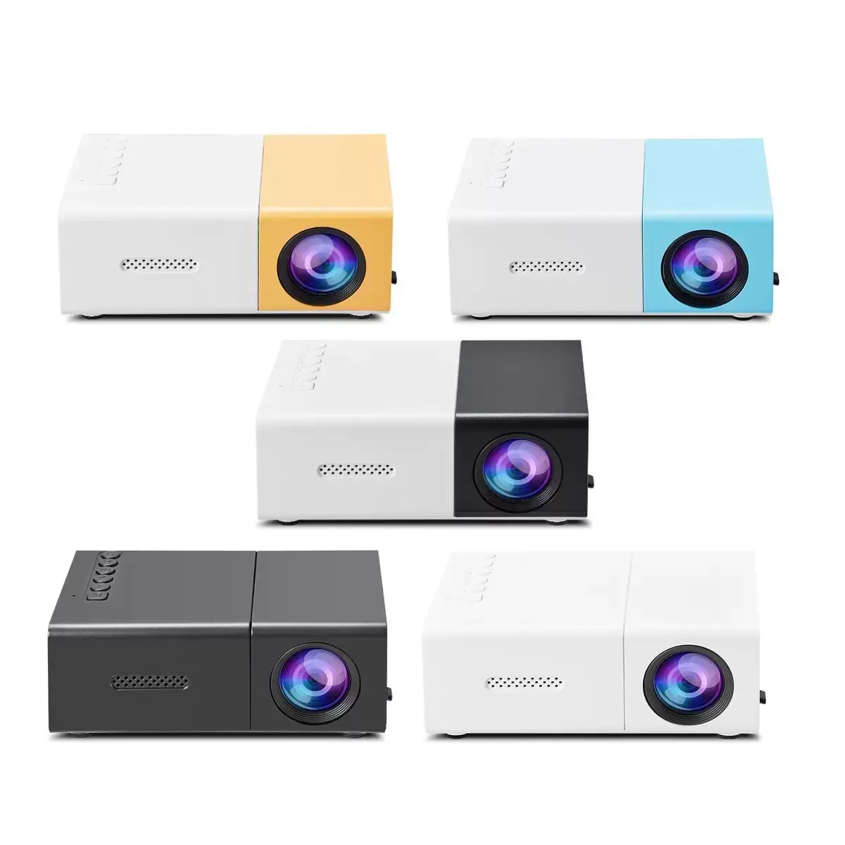YG300 Little Yellow Chicken Mobile Phone Wired Screen Mirroring Children's Wireless Entertainment Mobile Phone Home Projector
