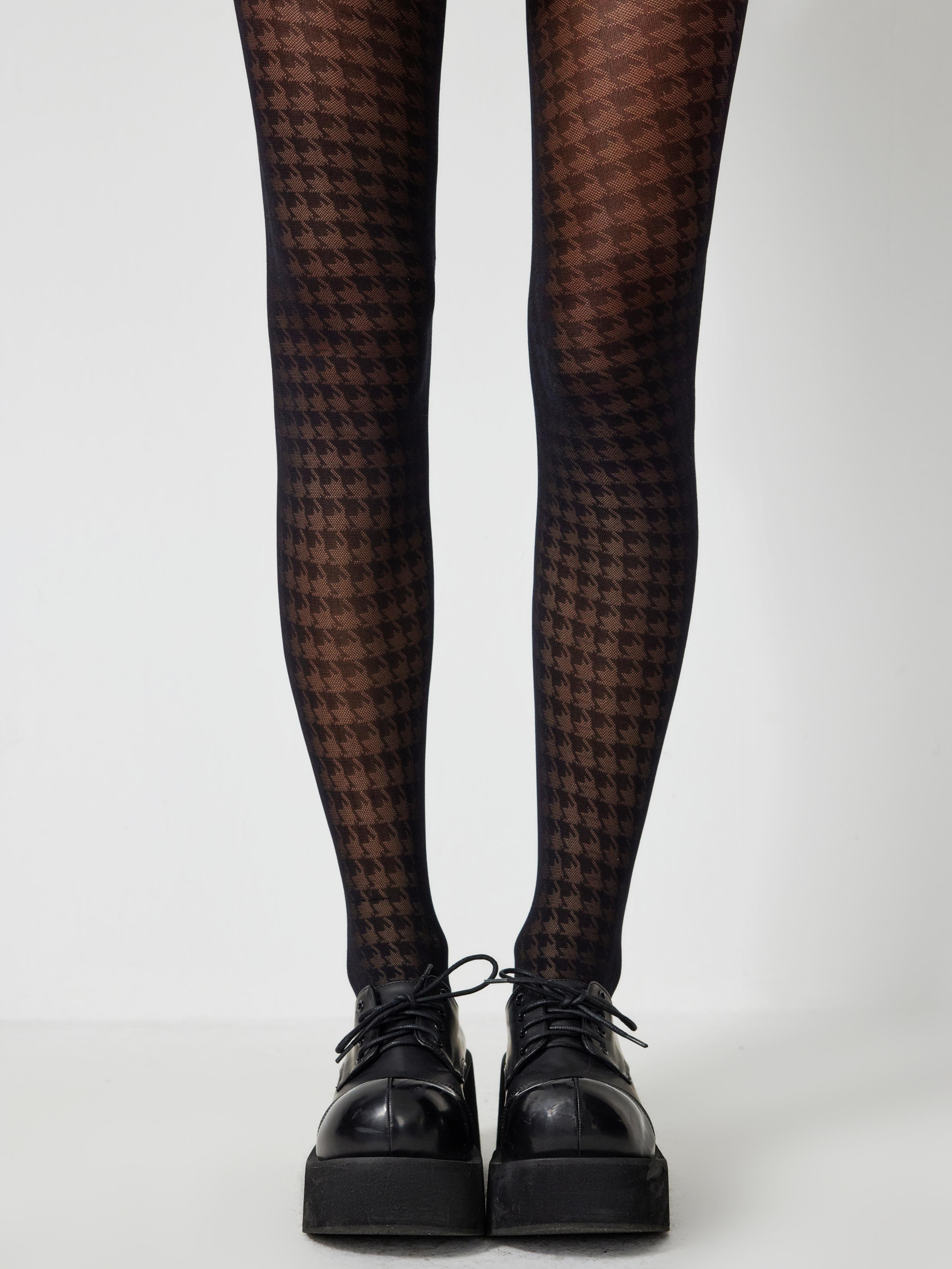 Cider [one-size] Houndstooth Pattern Tights