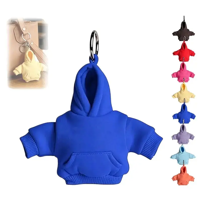 Miniature Hoodie Stress Ball Keychain - Cute Squeeze Fidget Accessory for Keys, Bags - Fun Gift for Teens