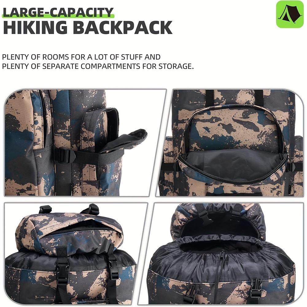 100L Camping Hiking Backpack Molle Rucksack Camping Backpacking Daypack