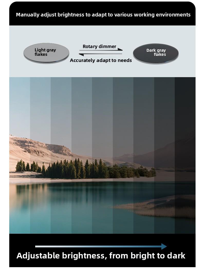 Nine-speed adjustable dimming sunglasses stepless rotating filter retro personalized polarized sunglasses wind outdoor fishing cycling glasses Flexible Polarized Sports Sunglasses