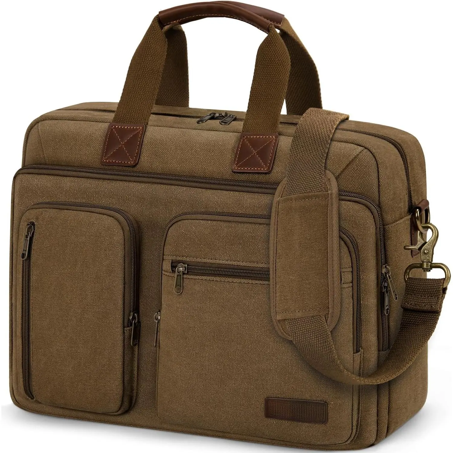 Mens Laptop Messenger Bag Canvas Briefcase    Bag  Bag Satchel Bags for Work College Travel