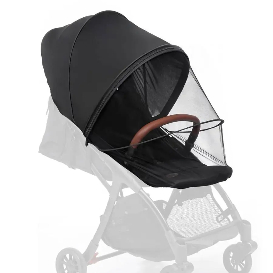 Baby Stroller Sunshade Cover, Car Seat Mosquito Net, 2-In-1 Stroller Cover with UV Protection and Dual Zippers
