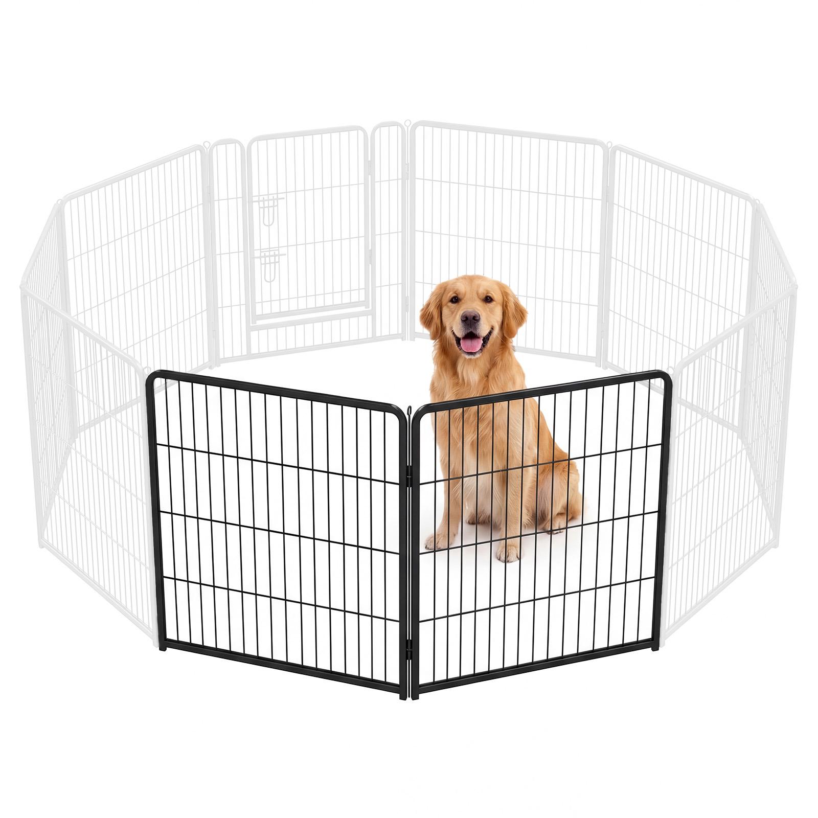 Metal Material, Foldable Pet Fence With A Door, Suitable For Small, Medium And Large-sized Dogs Outdoors Metal Material, Foldable Pet Fence With A Door, Suitable For Small, Medium And Large-sized Dogs Outdoors