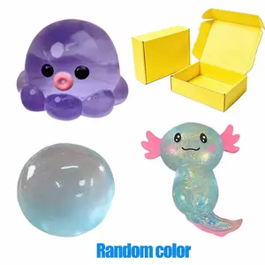Squishy Box, Malt Sugar Stress Relief Fidget Toys, Sensory Bundle, Creative Slow-Return Squishy, Party Gift, 3 Different Styles