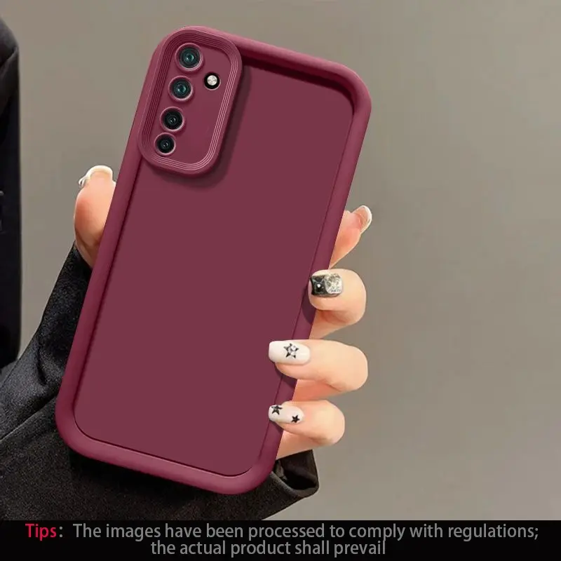 For Realme 6/6s/6i India phone case anti drop protective cover, luxurious candy frosted soft shell, ideal for daily use, durable protective cover, slim design, fashionable phone accessories, matte color phone case
