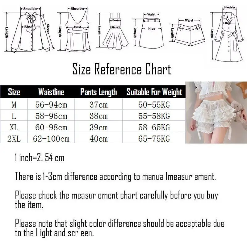 Women's Victorian Bloomers, Lolita Style Black-White Pumpkin Print Polyester Safety Shorts with Pleated Ruffles and Bow, Lady, Women's Clothes, Female, Halloween, Vintage, Basic, Casual