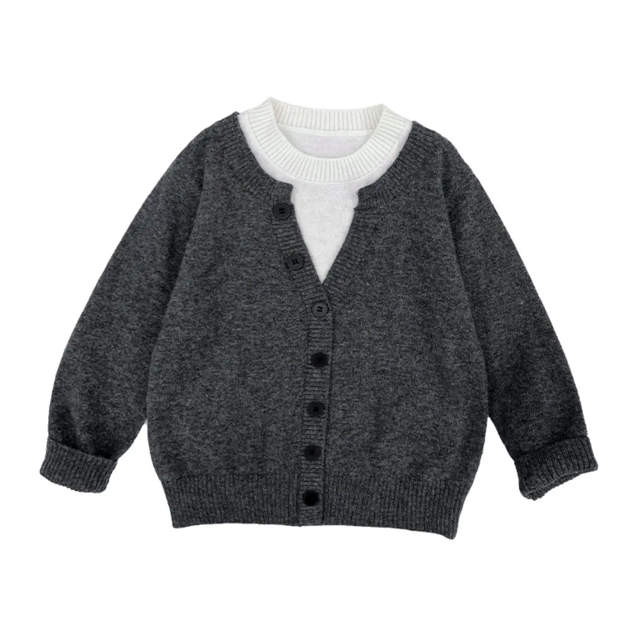 Tween Girls Fall Cardigan Sweater, Casual Lightweight Long Sleeve Knit Outerwear, Soft Breathable Fabric Open Front Knitted Jacket, Fashion Versatile Tops For Daily Wear, School Days, Family Trips And Autumn Kids Outdoor Leisure Activities