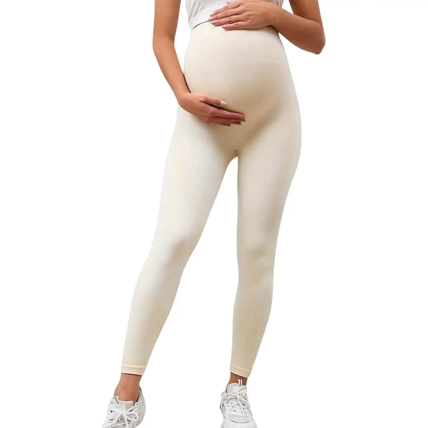 Over The  Maternity Leggings for Women, High  Soft Stretch  Yoga Pants