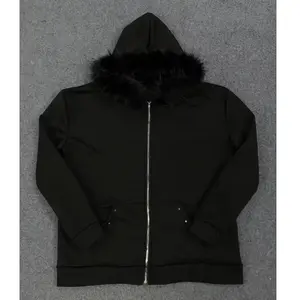 Y2K Style Hoodie Fluffy Sherpa Fleece Pullover Long Sleeve Zip Up Retro Streetwear Vintage 2000s Sweatshirt for Women Men Unisex