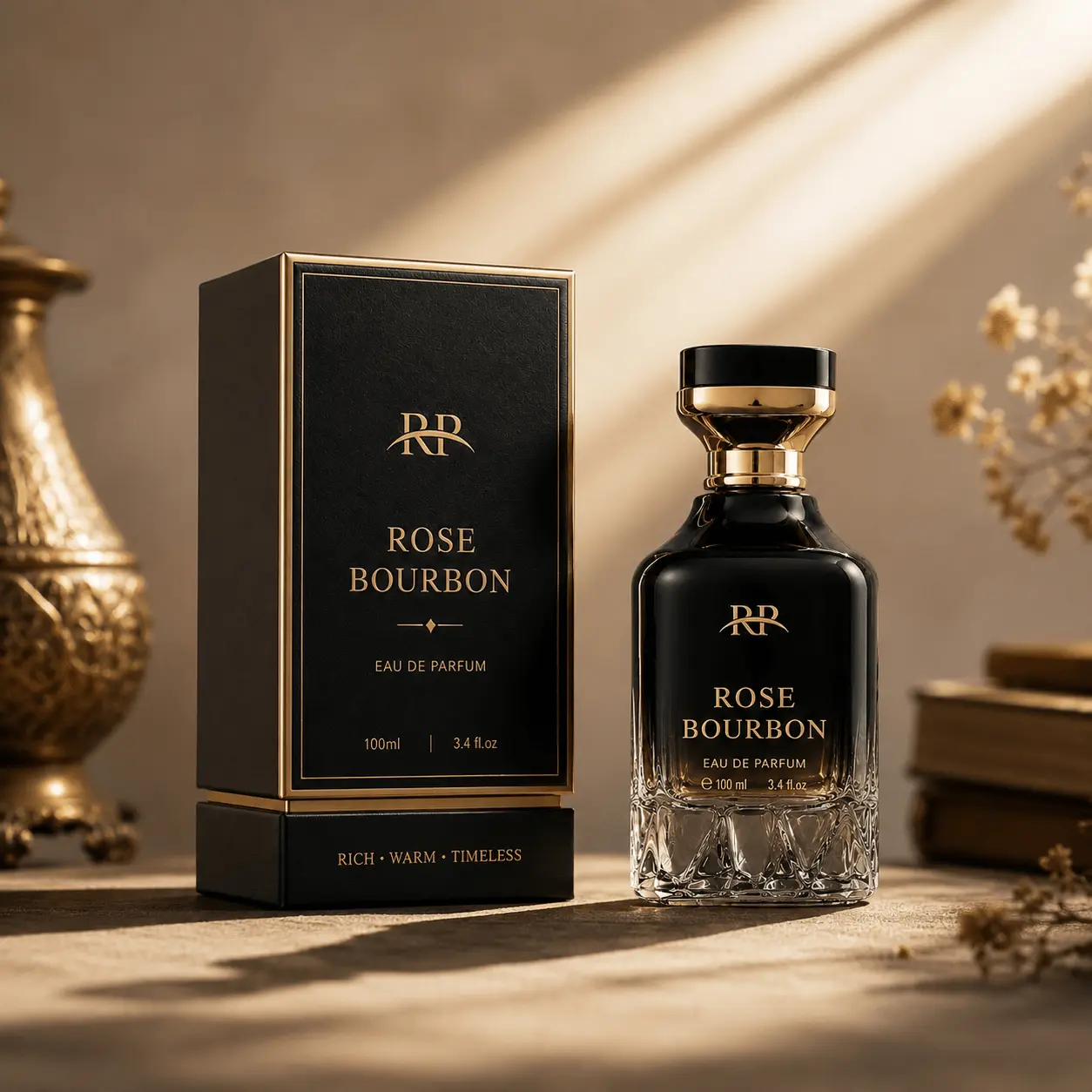 1PACK 3.38oz Men's Eau De Parfum EDP | Fragrance for Successful Men | Luxury Black & Golden Design | Spicy Woody Notes | All-Day Lasting Performance | Powerful Executive Presence | Business & Holiday Gift Choice