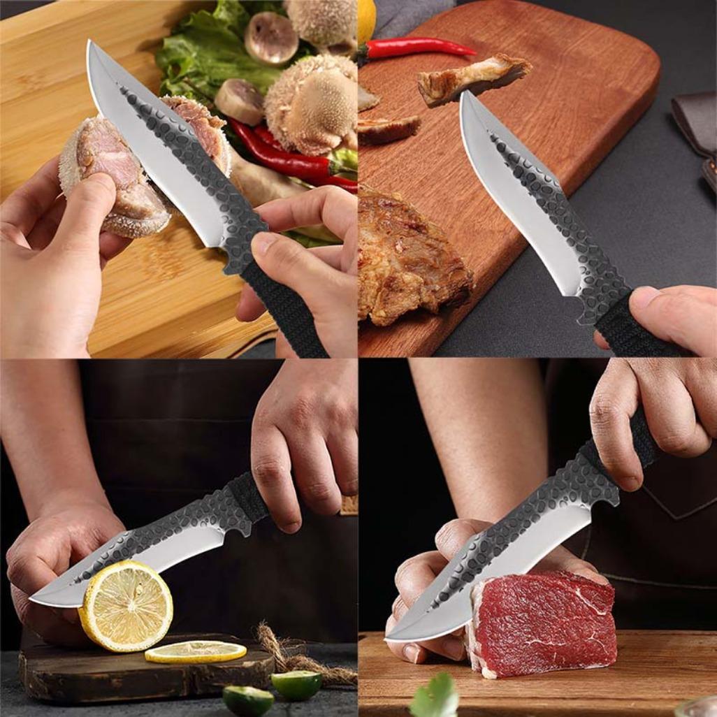 1/2/3PCS Stainless Steel Professional Chef Knife Multipurpose Kitchen Knives Set Boning Beef Camping EDC Unique Kitchen
